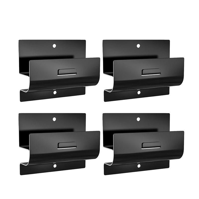 A84E-For Ladders Hooks(4Pcs) For Garage Wall- Wall-Mount Heavy-Duty Design Fits For Ladders, Wheelbarrow, Chair& Patio Furniture
