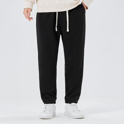 Graue Hose Herren Frühling und Herbst Trend neue Hose vielseitige Leggings Jogginghose locker Jungen Sport und Freizeit große Größe