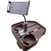 3 in 1 Nonslip Spa Drink Tray Side Table with Cup and Phone Holder Clip-on Pool Beverage Drink Tray for Outdoor Inflatable Pool