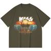 230 Gsm 100% Cotton Heavy Metal T-Shirt  Rock Band Popular Music Print Unisex Heavy Cotton T Shirt