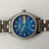Used Working item Ladies SEIKO automatic watch Day-Date cut glass blue dial