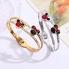 Cartoon Anime Fashion Bangle Hollow Circle Button Cute Bracelet Jewelry Luxury for Fans Gifts