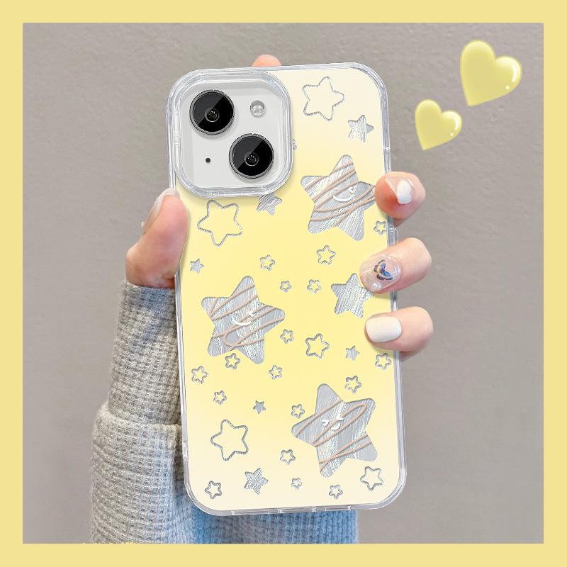 

Подходит для чехла для мобильного телефона Apple 15 Летний Iphone14promax Бритье Звезда Невидимая подставка 13 Перо Пряжа 12 Продвинутый iPhone SE (2nd Generation)