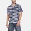 Levis Color Block Plaid Comfortable Short Sleeve Shirt Men Shirts Blue White 72625-0089