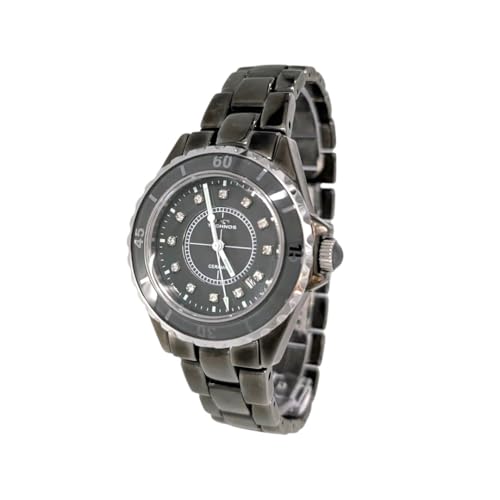 

TECHNOS Men s Watch T9C24EE, Ceramic Quartz Movement, Lightweight, Calendar, Date Display, 3 ATM Water Resistance, Metallic Gray Dial, Perfect for Bus