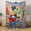 1pc Scrooge McDuck Blanket Cozy Throw for Home Decor, Couch Cover, Outdoor Use, Gift Idea, Flannel Perfect for Bedroom, Living Room, Travel