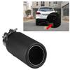 Carbon Fiber Style Car Modified Single Outlet Exhaust Pipe Muffler Tip Tail Throat 5476mm