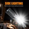 High Power LED  Flashlight Rechargeable Flashlight With Side Light Super Bright Long Shot For Outdoor Camping And Hiking