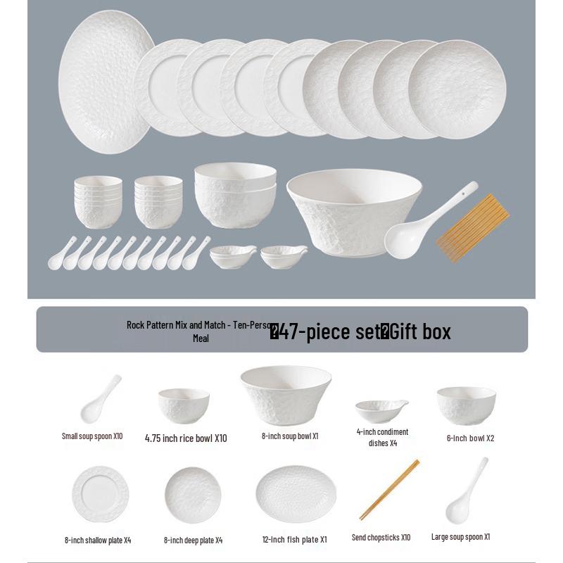 Huazao Baijia AQ Ceramic Dinnerware Set