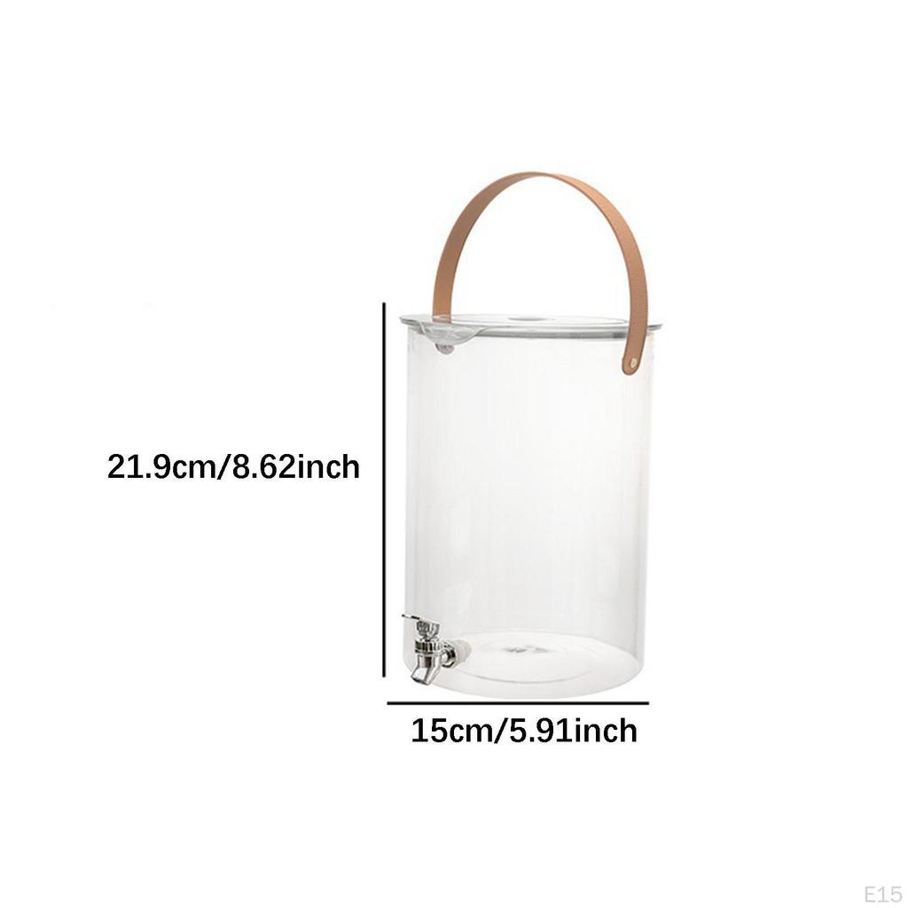 Beverage Dispenser, Barrel with Handle And Closure, Functional Leak, Made of PP, for