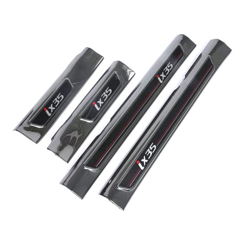 Fits 18-21 Hyundai Ix35: Interior/Exterior Rear Bumper Guards, Sill Strips, and Body Decorations.