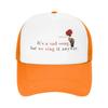 Hadestown flower Mesh Caps Outfits for Unisex Women Adjustable Snapback MeshBack Summer Breathable Caps
