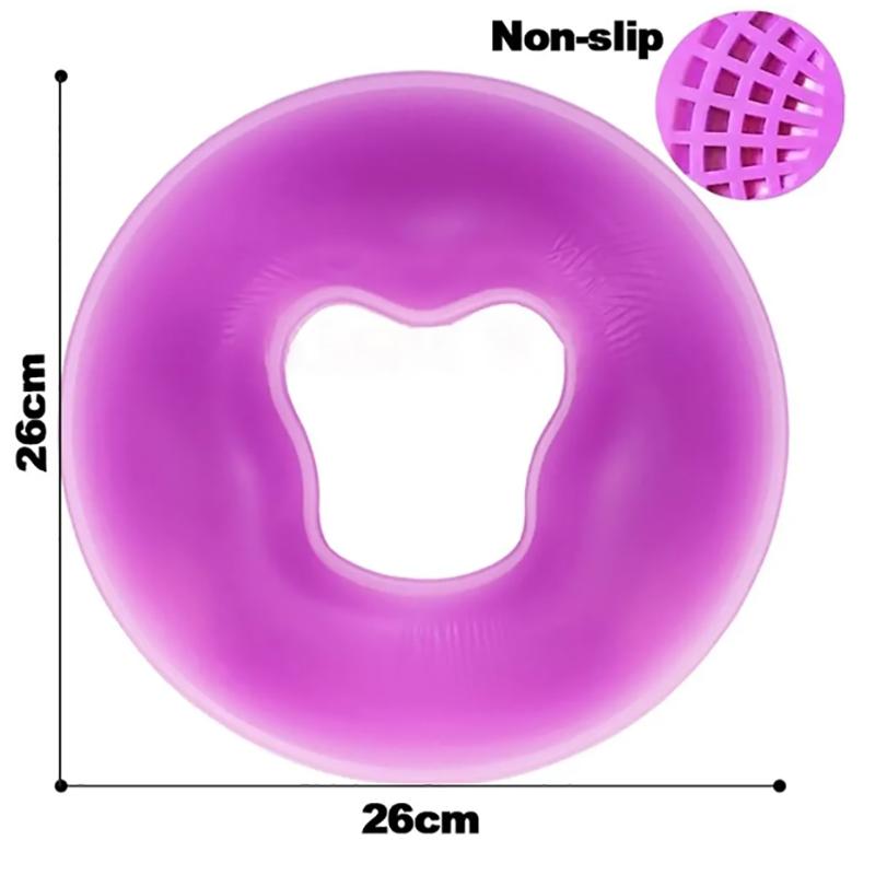 Health Care Silicon Spa Pillow Gel Face Rest Pad Body Back Massage Overlay Silicone Face Spa Pillow Face Cradle Cushion Cover