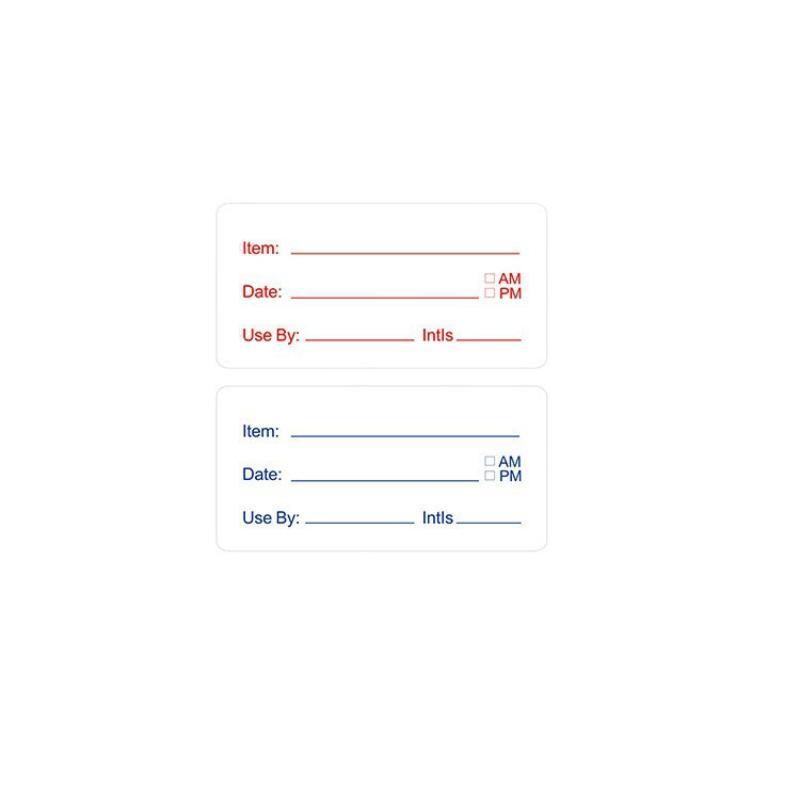 1 Roll Self-Adhesive Removable Freezer Refrigerator Food Storage Paper Sticker Labels White Date Stickers For Home Storage Tags