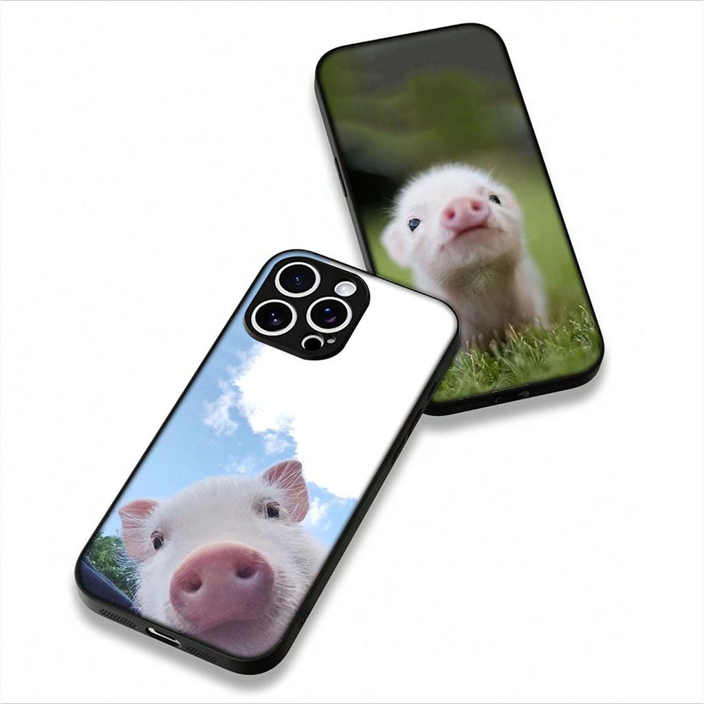 for Motorola Moto G54 G05 G24 G67 G55 G75 G9 G85 G15 G57 G86 Power Edge 50 30 Ultra Fusion neo Pro Case Anime Cute Pig Funny