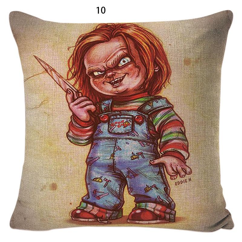 Cozy Halloween Horror Ghost Baby Pumpkin Pillowcase For Festive Sofa Decor