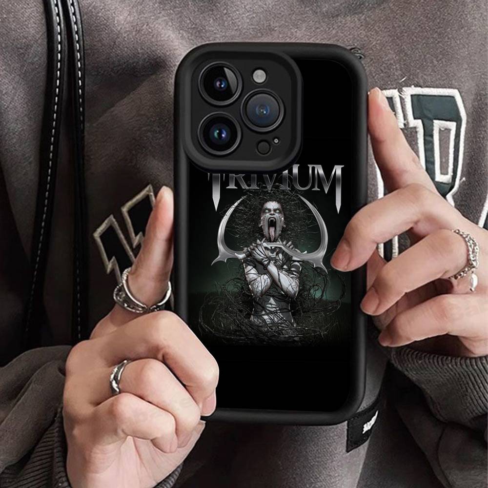 

Чехол для телефона группы T-Trivium для iPhone 17 16 15 14 13 12 11 Pro Max Силиконовая задняя крышка iPhone 13pro max