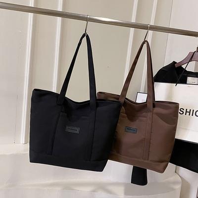 Tote Bag Nylon Cloth Women's Bag New Shoulder Bag Fashionable Retro Handbag Large Capacity Bag