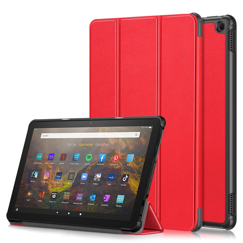 Tablet-Hülle für Fire HD 10 Hülle 2023, 10,1 Zoll, dreifach klappbarer Ständer, magnetische Smart-Folio-Abdeckung für Fire HD 10 2023 Tablet-Hülle