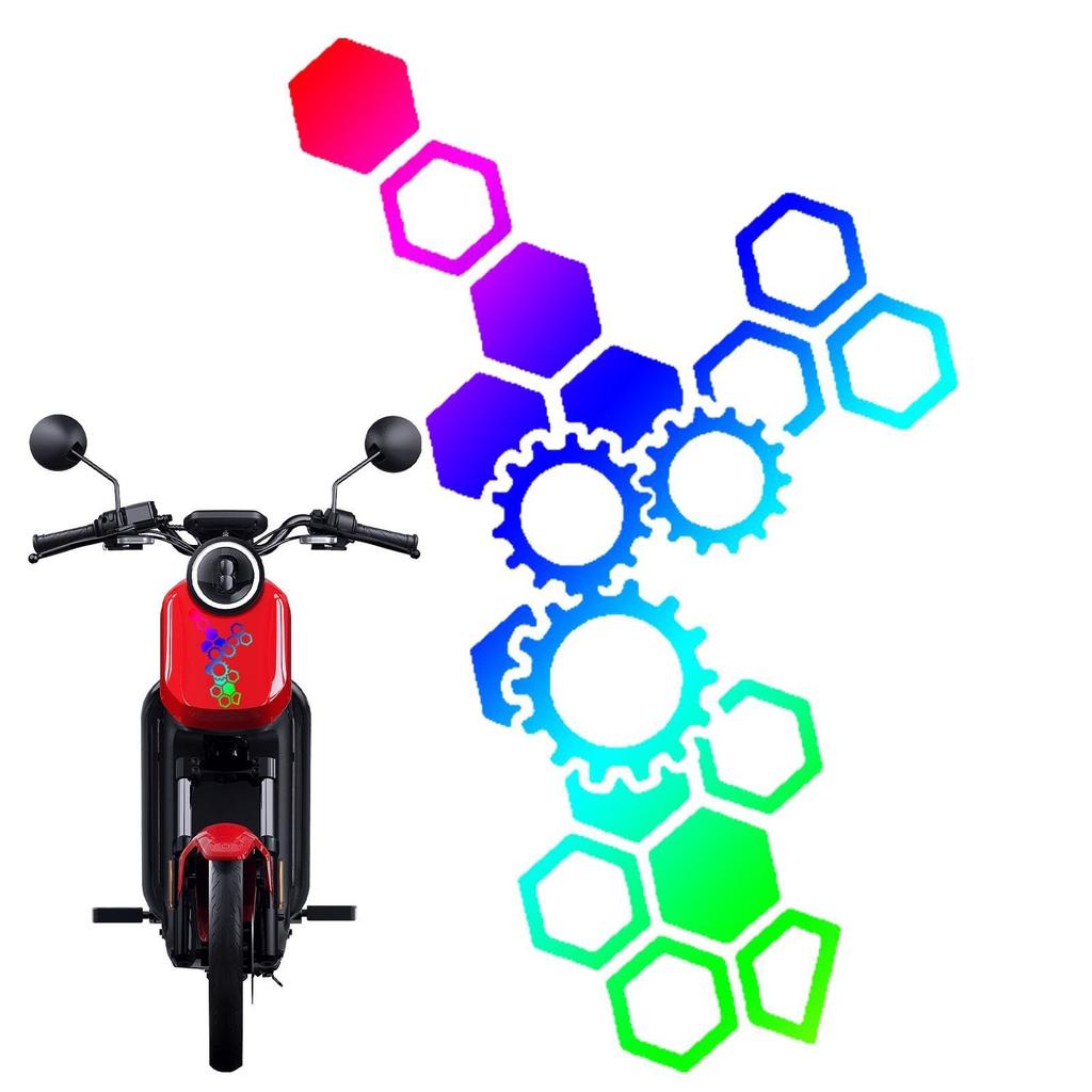 Honeycomb Decal Car | Creative Reflective Hexagon Car Decal | Reflective Body Sticker Honeycomb