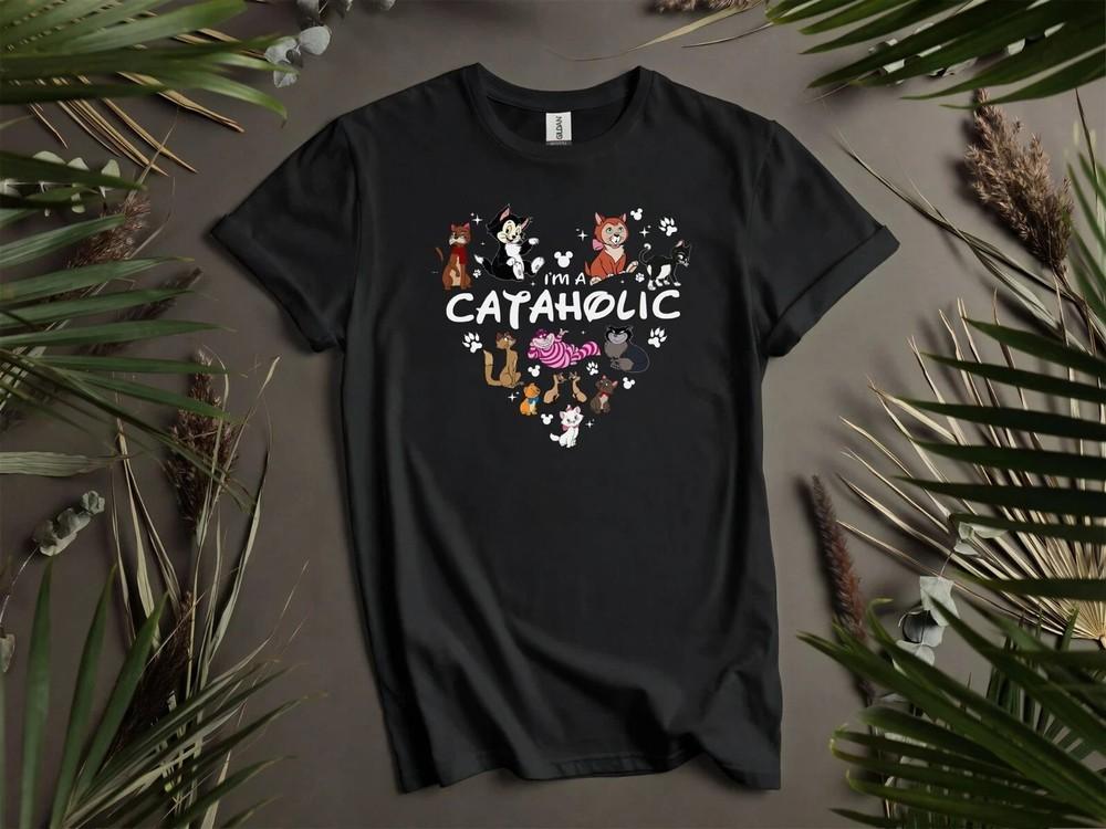 Dissney Im A Cataholic Cat Men Women Unisex Unisex T-Shirt XXXXL