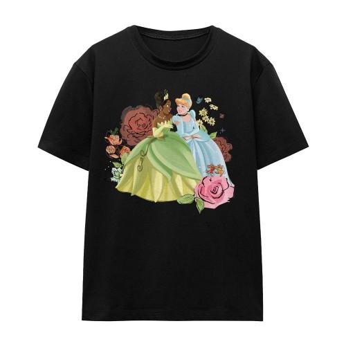 Disney Princess Unisex Adult In The Garden Tiana And Cinderella T-Shirt