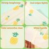 50Pcs Plastic Tote Bag Cute Fruit Vest Bag Tote Takeout Doggy Bag Cute Shopping Bag with Handle