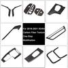 For BMW X3 X4 G01 G02 2018-2024 Carbon Fiber Center Console Panel Cover Gear Shift Frame Replacement Durable Trim Car Accessorie