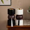 Retro Fringed Dumbbell Aroma Diffuser Made Of Resin, Suitable For Use In Bedrooms, Living Rooms, Meditation And Yoga Areas