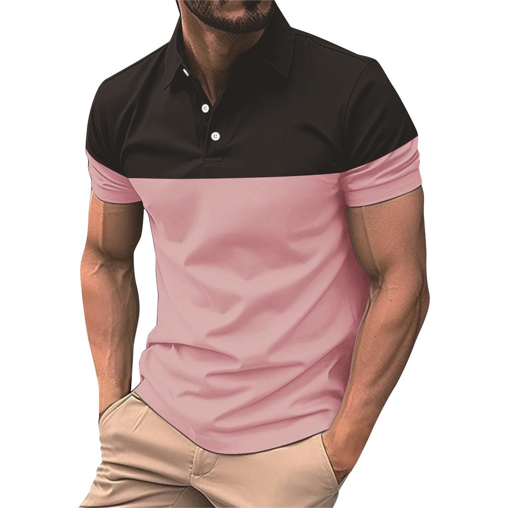 Pánská letní košile s krátkým rukávem pro volný čas prodyšná