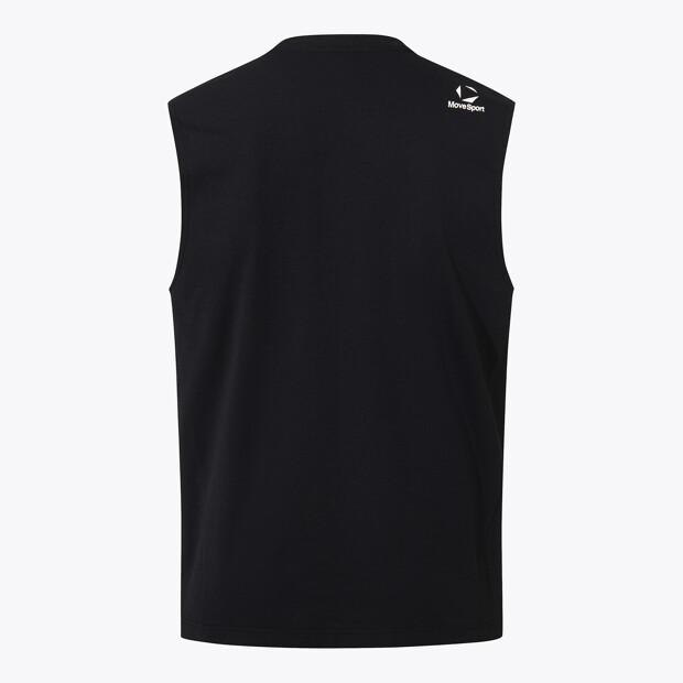 MUBEUSEUPOCHEUBAIDESANGTEU Wording Graphic Sleeveless Black Vs121Est11