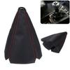 16mm Car Gear Shift Collars Universal PU Leather Auto Manual Stick Shifter Knob Gear Shift Boot Cover Gaiter