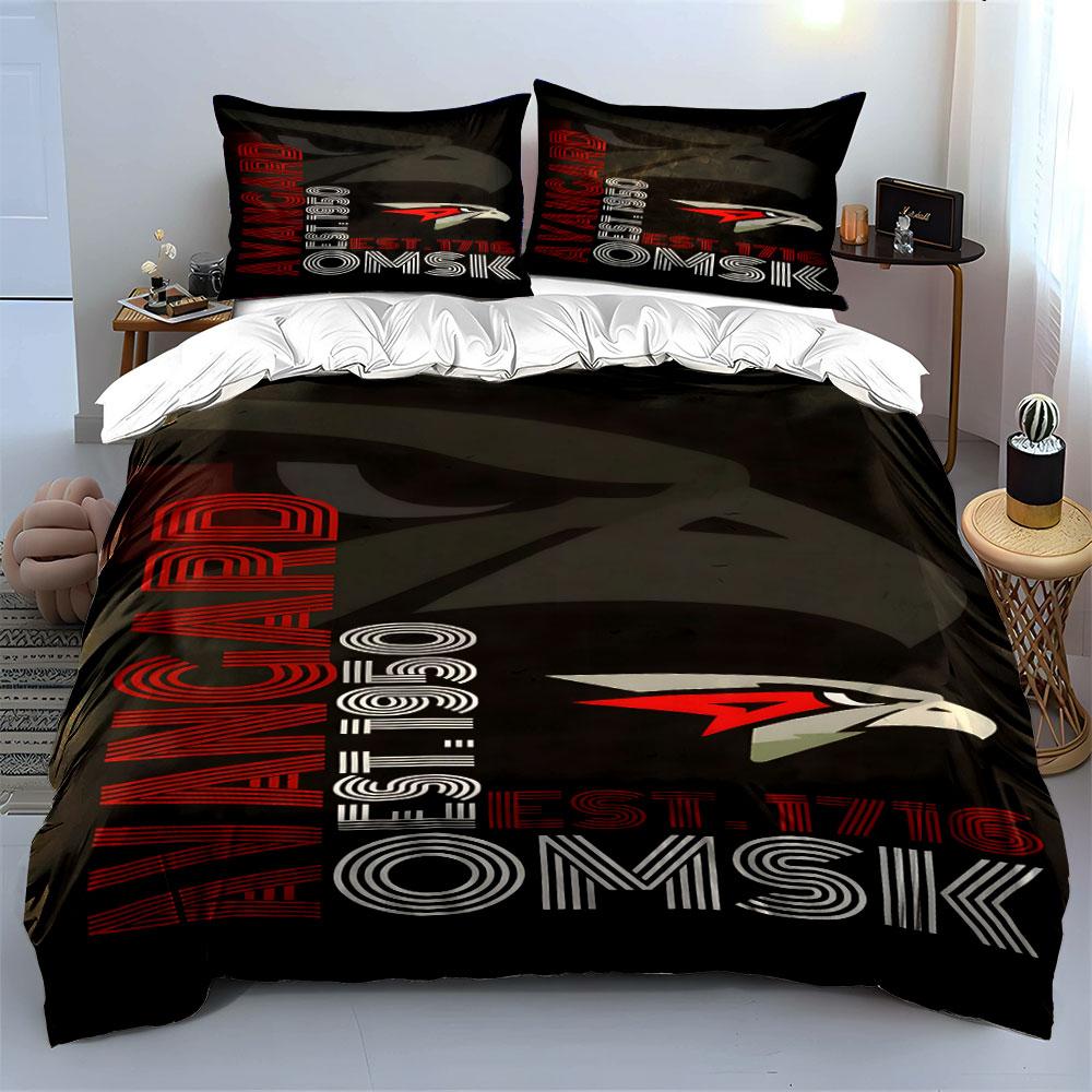 Avangard Omsk Eagle Design Bedding Set Print Bedding Set Duvet Cover Pillowcases (1* Duvet Cover 2* Pillowcases Do Not Include Comforter)