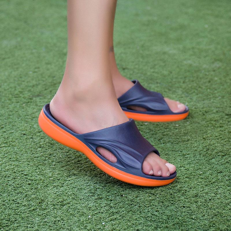 Summer Fashion Slippers for Men and Women Sports Outdoor Sandals Bathroom Non-slip Indoor and Family Sandals for Couples Shoes