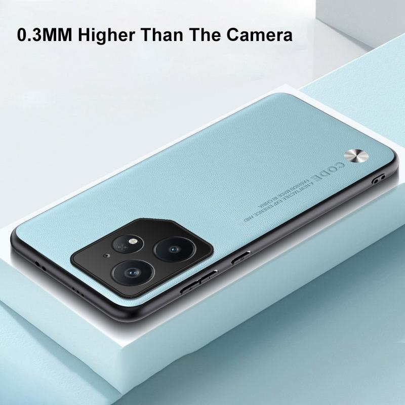 Luxury PU Leather Case For Realme Neo 7 Back Cover Matte Silicone Shockproof Full Protection Phone Case For Realme Neo7 5G Coque