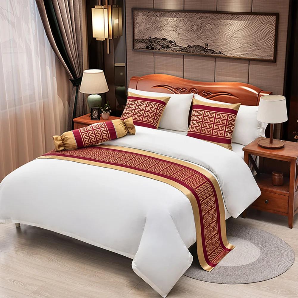 Luxury Floral Bedspreads Bed Runner Throw Bedding Single Queen King Bed Cover Towel Home Hotel Decorations