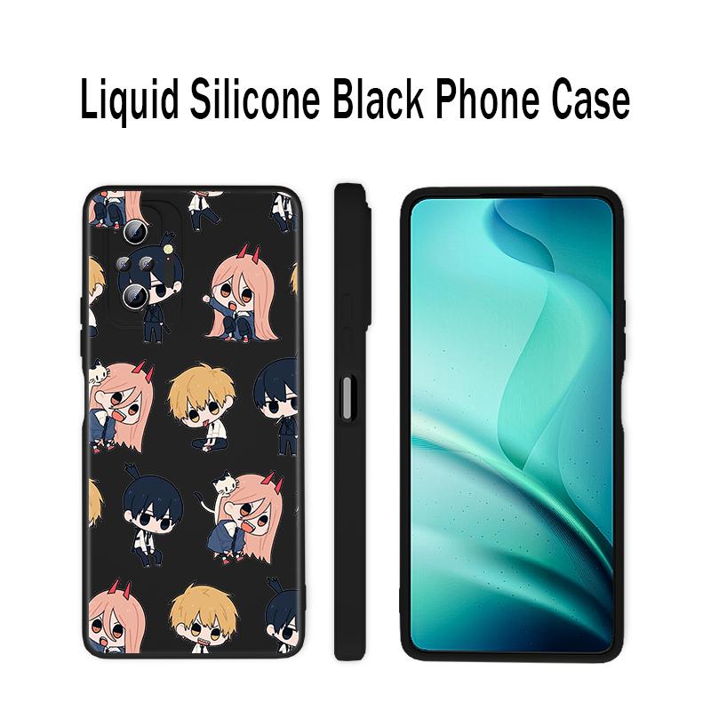 

Милый человек-бензопила Для Xiaomi Redmi Note 11 10 10S 10T 9 9S 9T 8 8T 7 7S 6 5 Pro Max Plus 5G Чехол для телефона из жидкого силикона Redmi Note 11 Plus