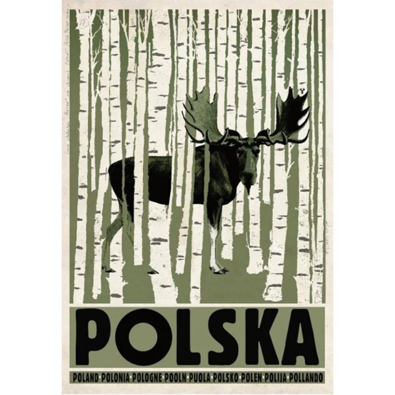 Abstrakt Polen Fluss Lublin Breslau Elch Stadt Landschaft Kunst Poster Leinwand Malerei Wanddrucke Bild Heimdekor