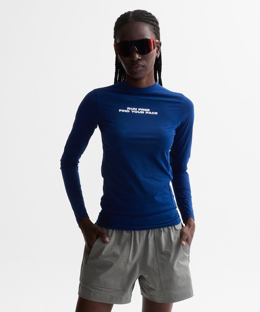 Minasu Venode Runfree Long Tshirts_Blue (Tight Fit)