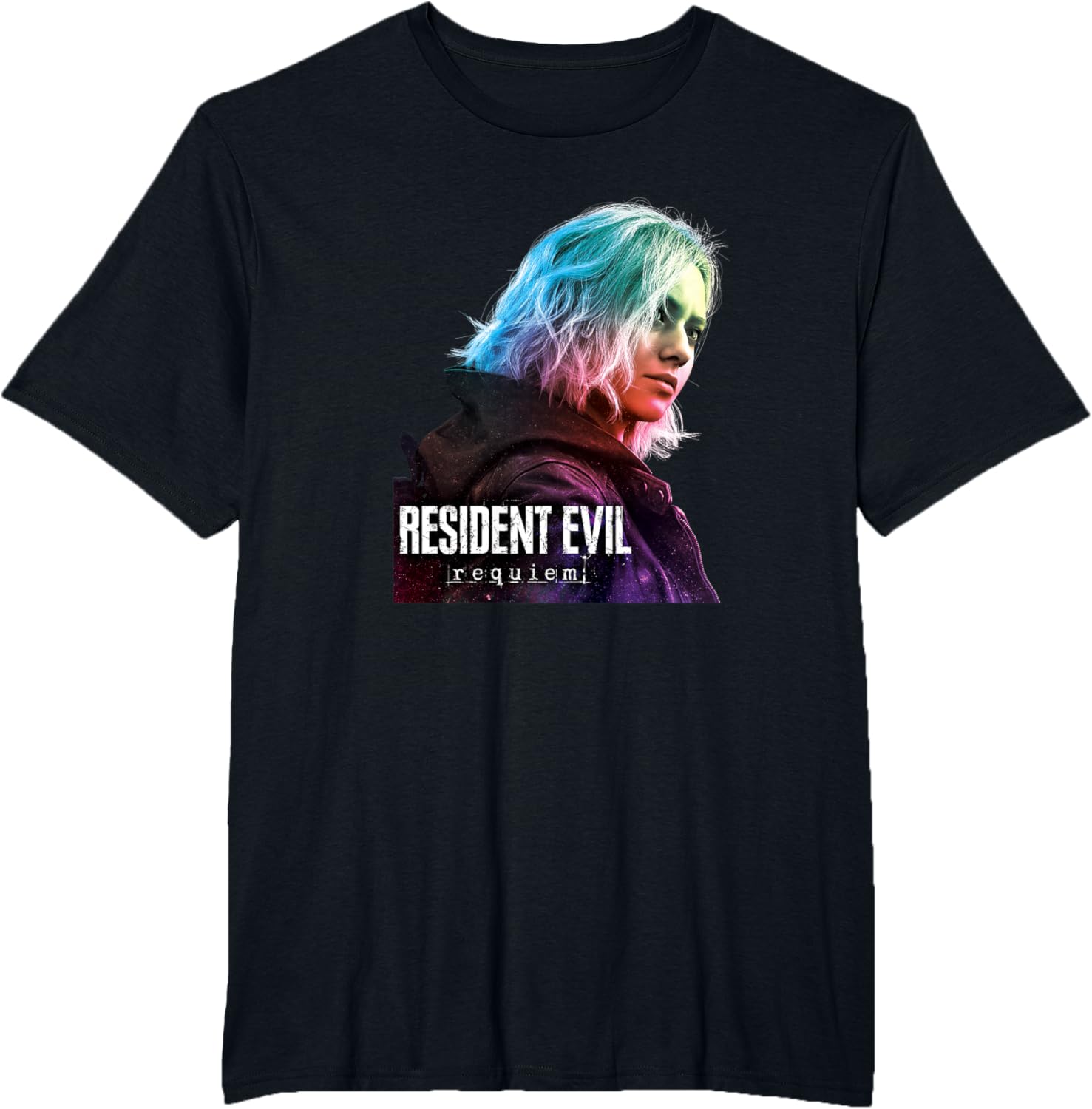 

Resident Evil Requiem Gaming T-Shirt Men s and Women s Summer Pure Cotton Clothing Casual Gaming Enthusiast Short Sleeve T-sh... S разноцветный