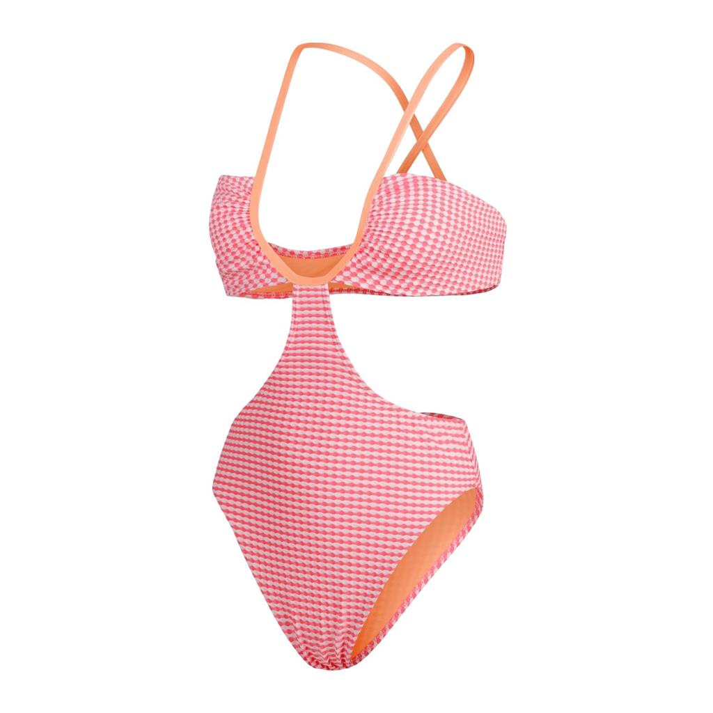 Speedo Womens/Ladies Gingham One Piece Swimsuit