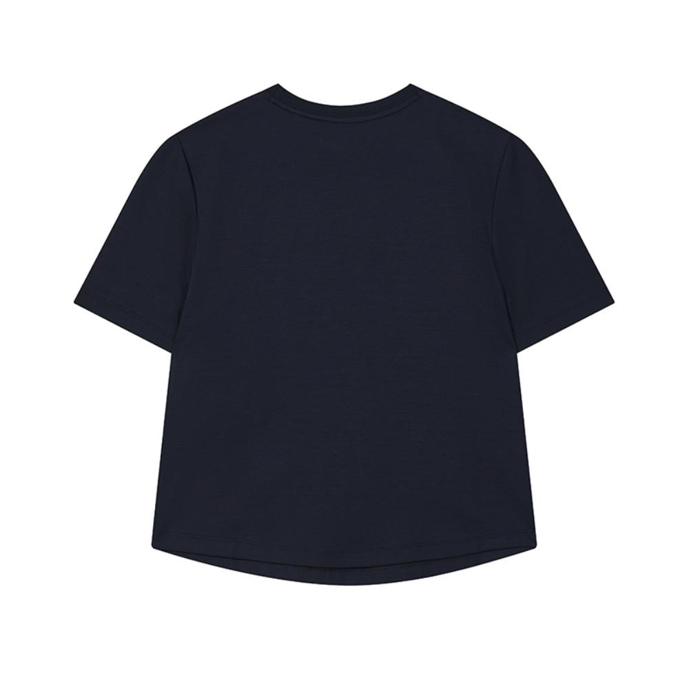 New FILA Emerald T Shirts Women's Dome End Blue NV F11W534106F-NV