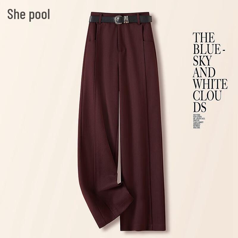 

Women s Elegant Straight-Leg Commuter Suit Pants L