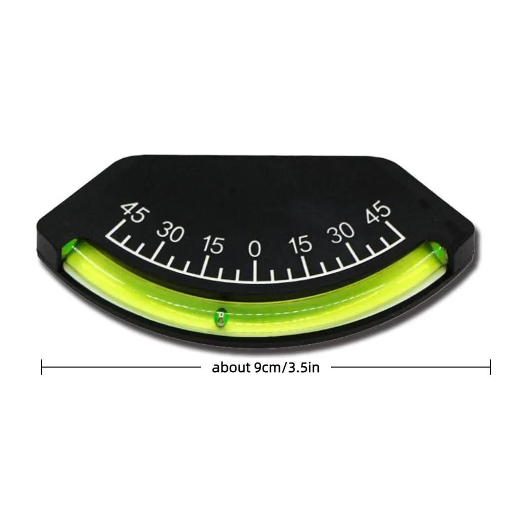 New -45 To +45 Degrees Inclinometer Easy To Read High Visibility Level Gauge Durable Portable Marine Clinometer Car or Boat