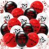Scary Veined Latex Balloons Halloween Gory Party Decor Haunted House Blood Effect 50pc Horror Party Essential Supplies