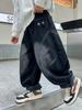 Boys' 2025 Autumn Punk Retro Loose Straight-Leg Jeans