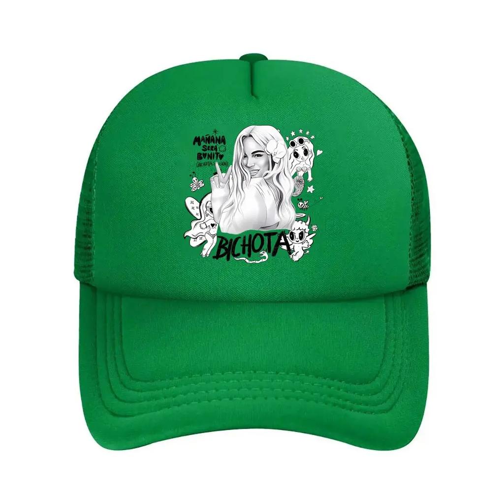 Bichota Mermaid Playful Inspired Pop Culture Design Mesh Baseball Cap