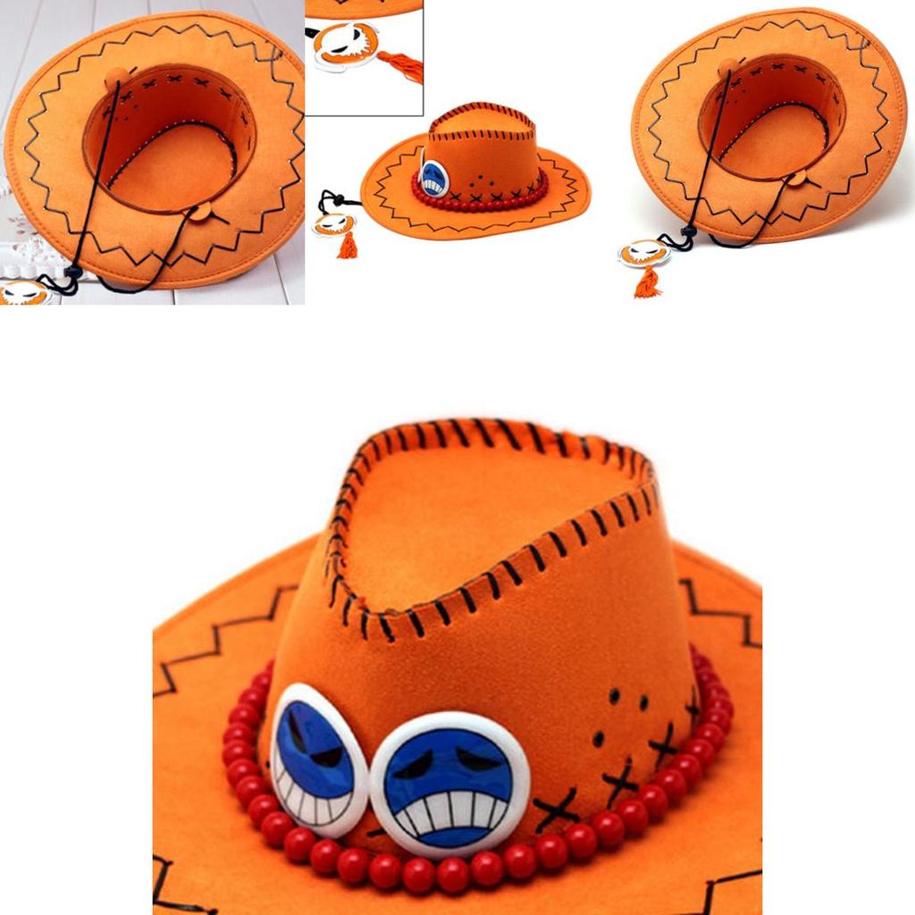 Bunter One Piece Portagas D Ace Hut für Kinder und Erwachsene