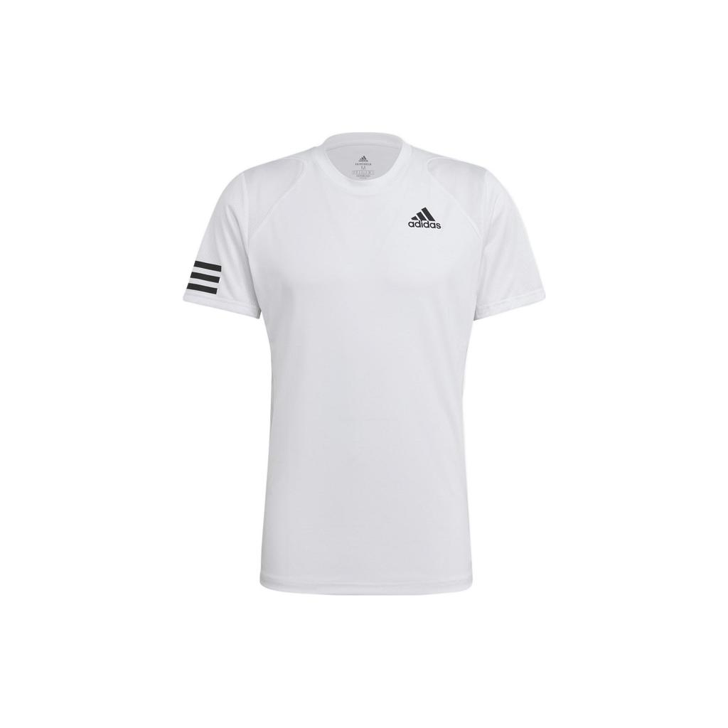 adidas T Shirts Men's White Crew Neck Moderate Straight Fit GL5401
