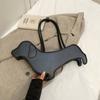 Cartoon Dog Shaped Handbag Pu Leather Purse Unique Novelty Clutch Bag Cute Evening Party Bag For Women And Girls
